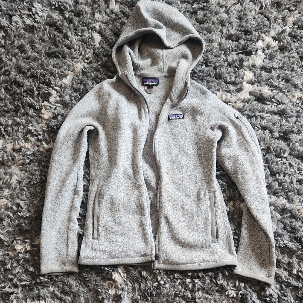 Patagonia Light Gray Kids Fleece Jacket